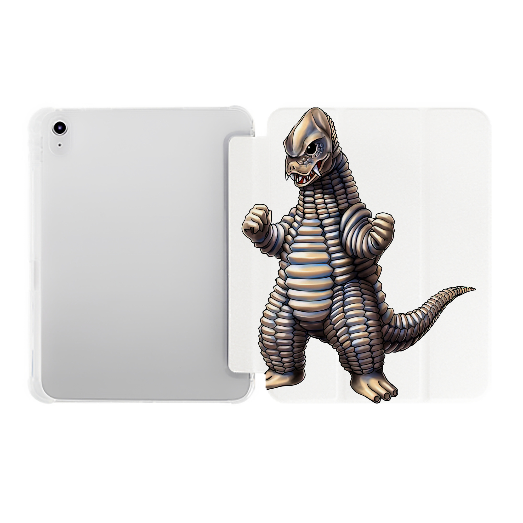 （画像用） ウルトラマン Ultraman IPad ケース ペン収納付き 三つ折りスタンド PUレザー×シリコン 対応機種9.5/10.5/10.9インチ
